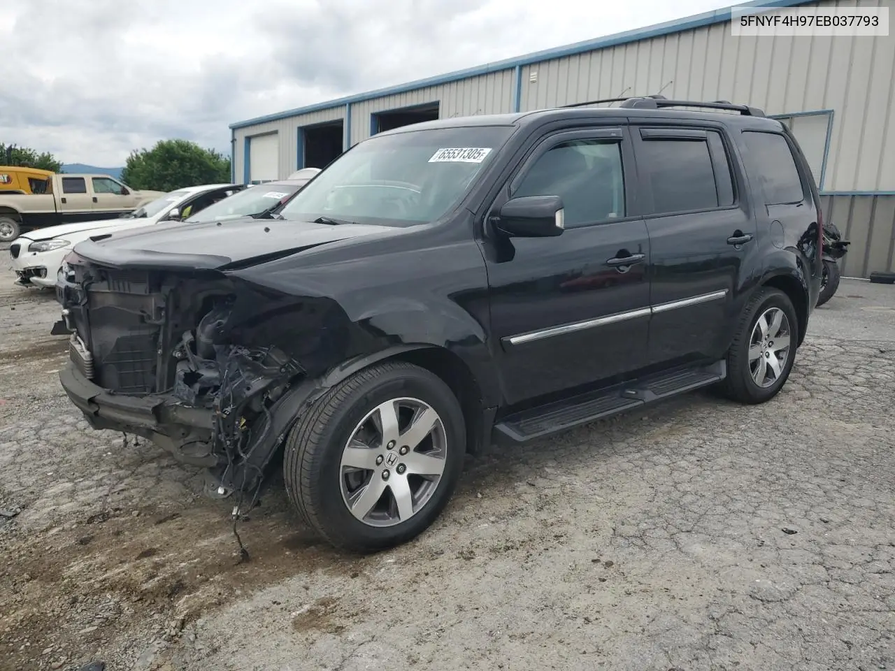 2014 Honda Pilot Touring VIN: 5FNYF4H97EB037793 Lot: 65531305