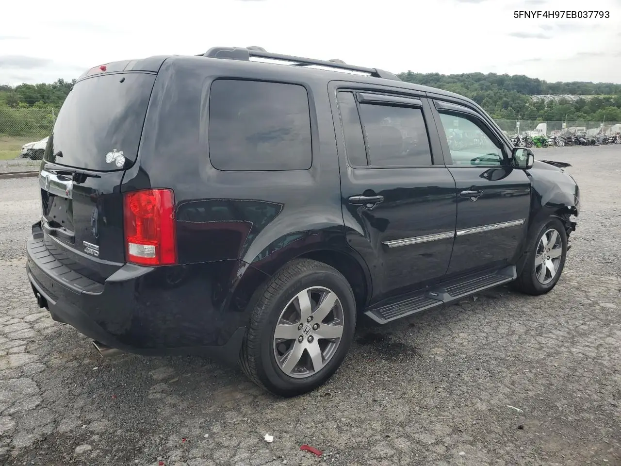2014 Honda Pilot Touring VIN: 5FNYF4H97EB037793 Lot: 65531305
