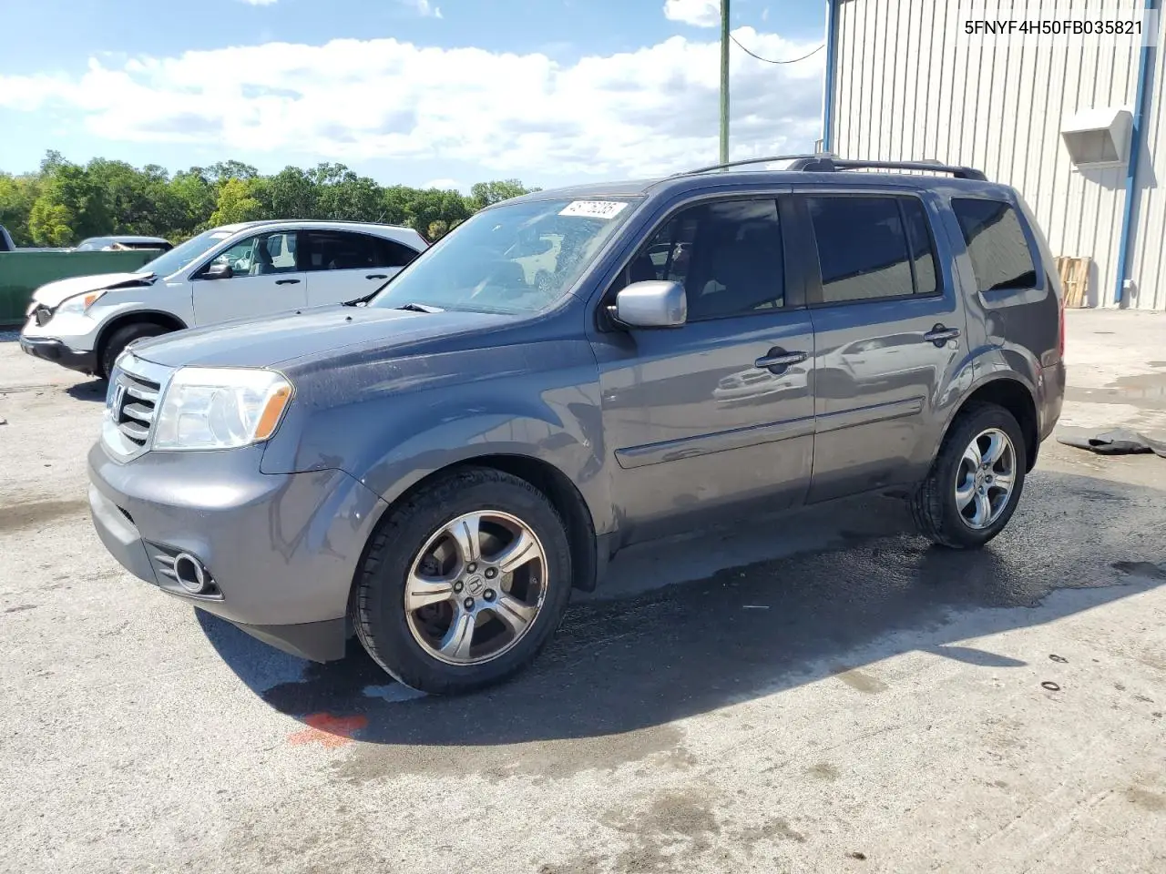 2015 Honda Pilot Exl VIN: 5FNYF4H50FB035821 Lot: 48776235