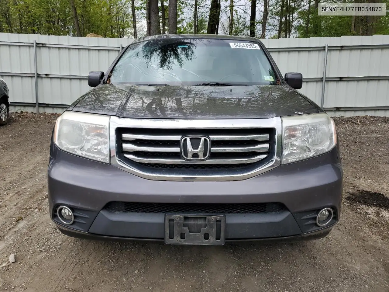2015 Honda Pilot Exln VIN: 5FNYF4H77FB054870 Lot: 56543955