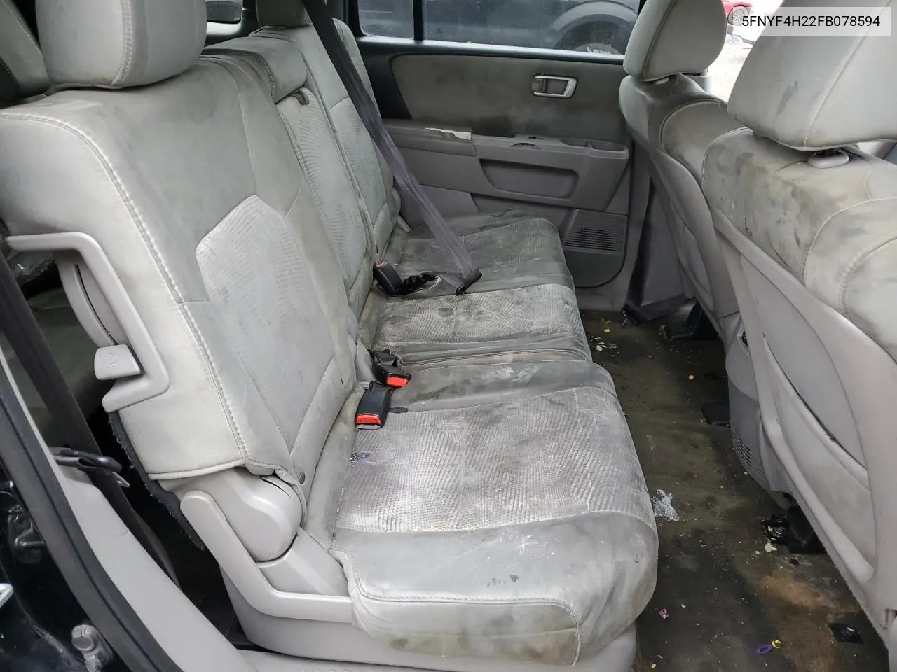 2015 Honda Pilot Lx VIN: 5FNYF4H22FB078594 Lot: 56546155