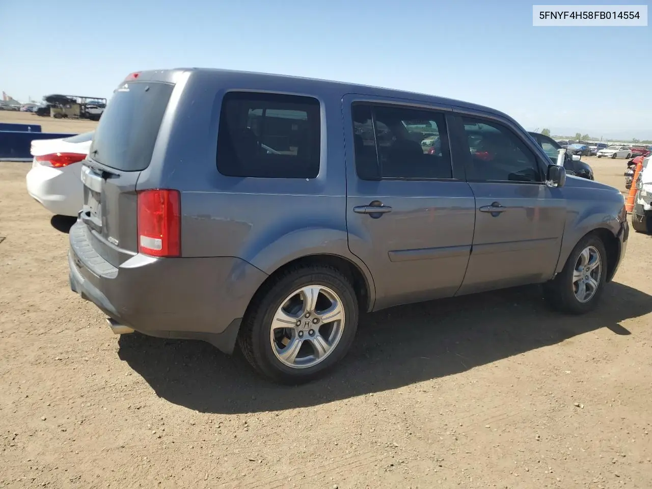 2015 Honda Pilot Exl VIN: 5FNYF4H58FB014554 Lot: 56959075