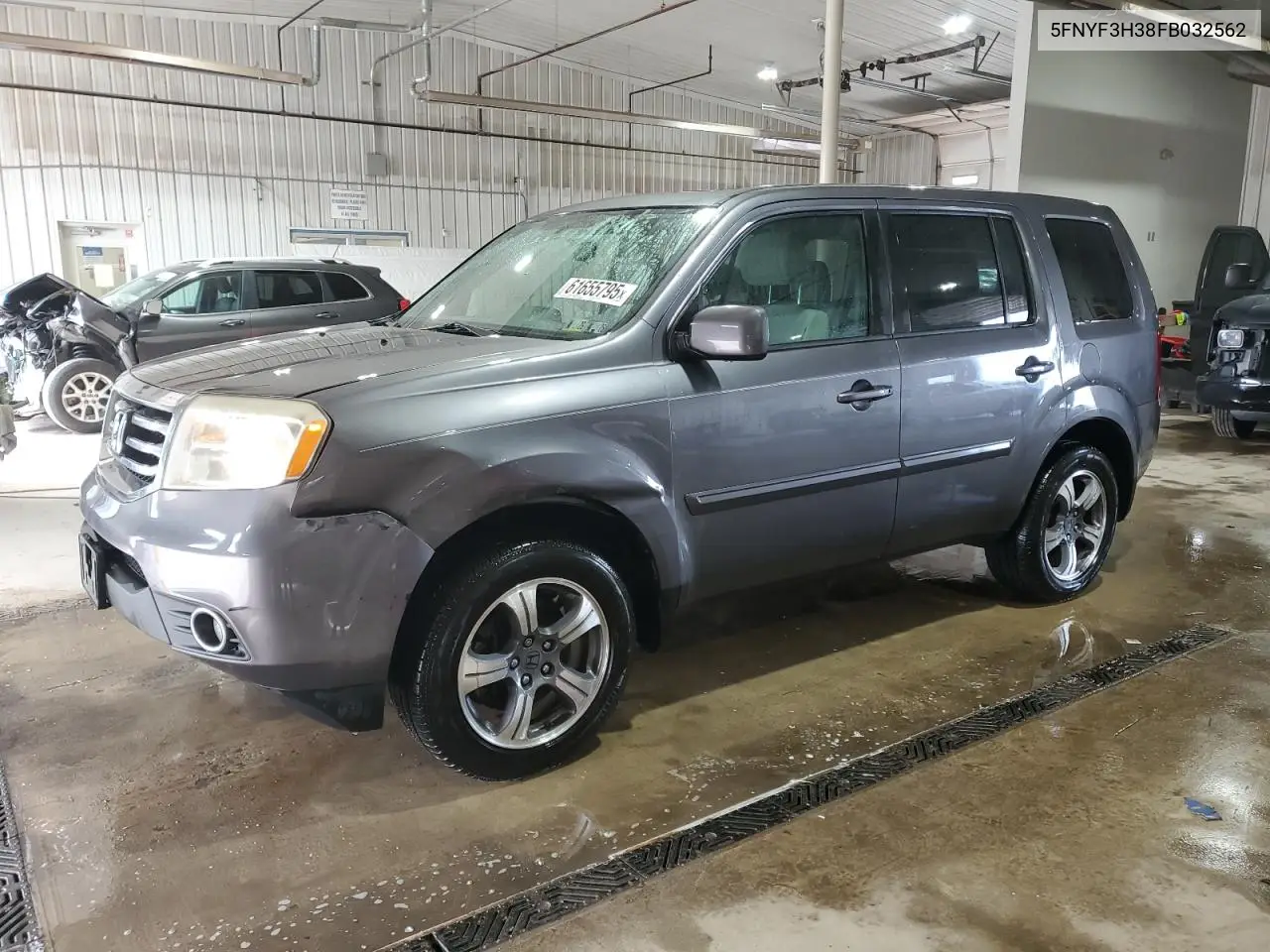 2015 Honda Pilot Se VIN: 5FNYF3H38FB032562 Lot: 61655795