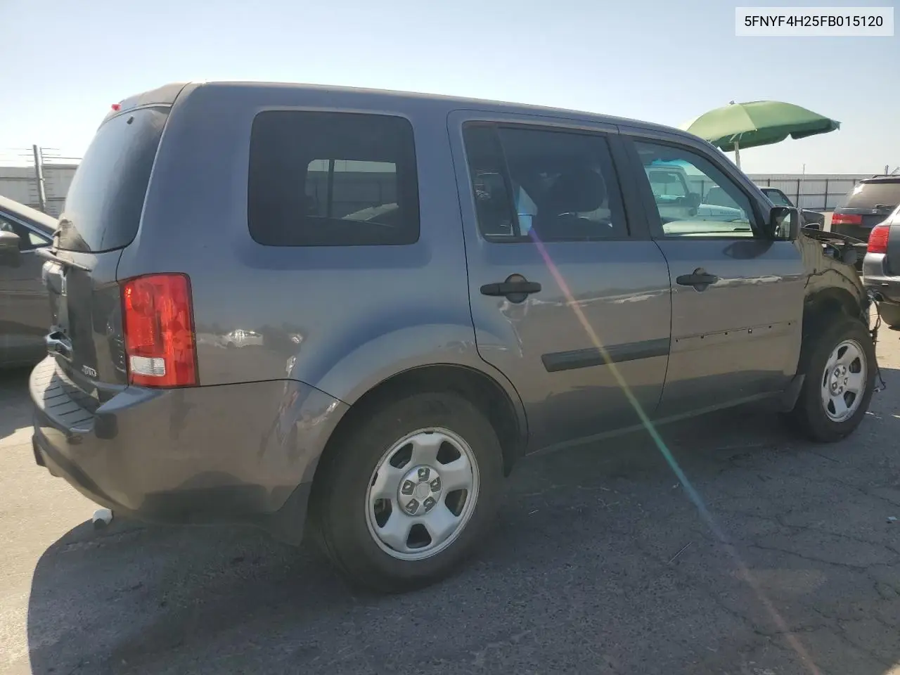 2015 Honda Pilot Lx VIN: 5FNYF4H25FB015120 Lot: 61773105