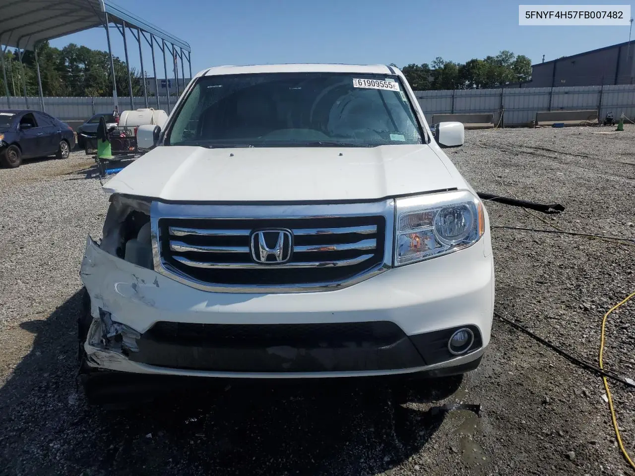 2015 Honda Pilot Exl VIN: 5FNYF4H57FB007482 Lot: 61909555