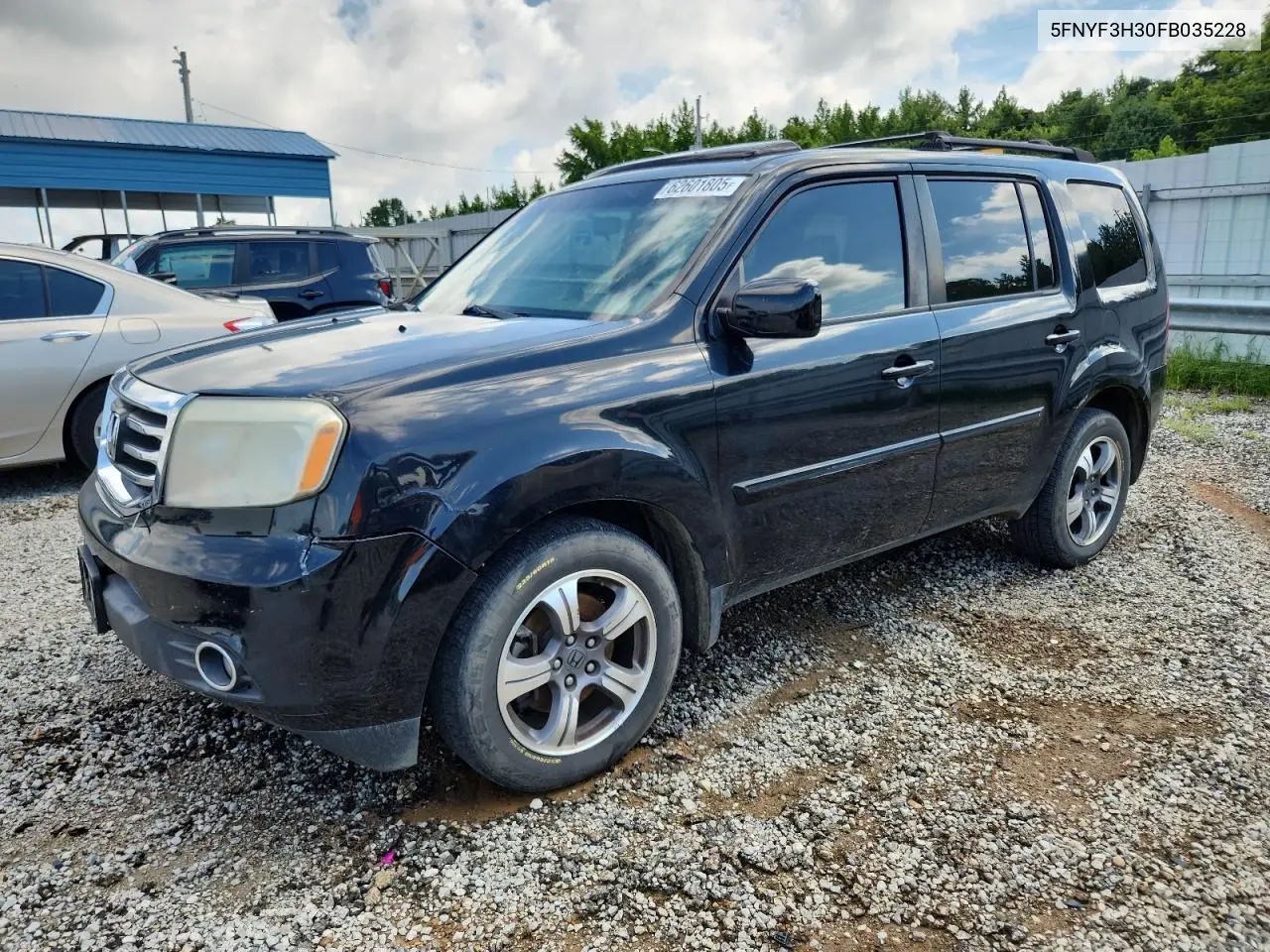 2015 Honda Pilot Se VIN: 5FNYF3H30FB035228 Lot: 62601805