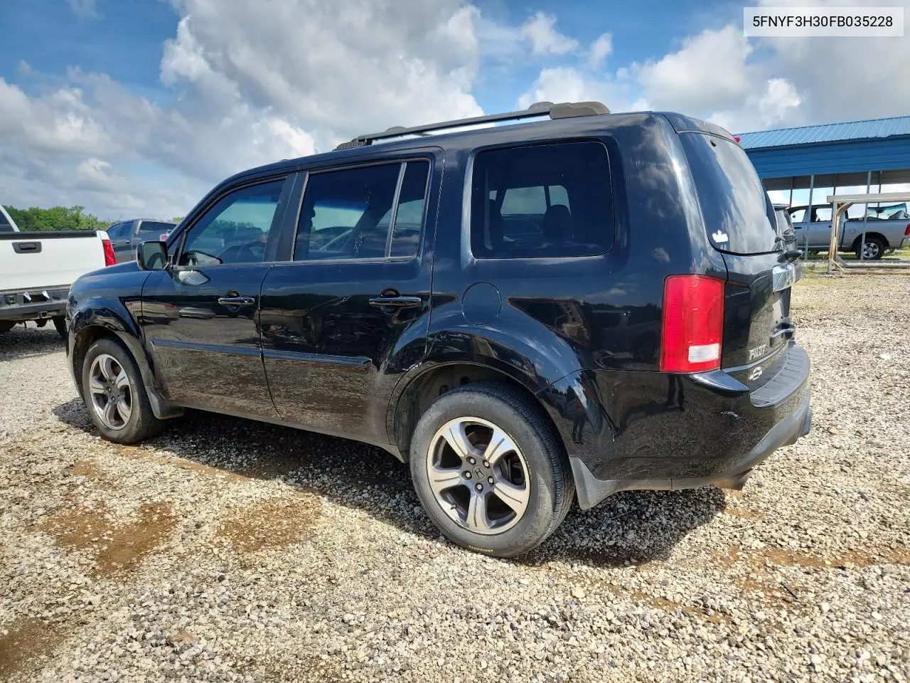 2015 Honda Pilot Se VIN: 5FNYF3H30FB035228 Lot: 62601805