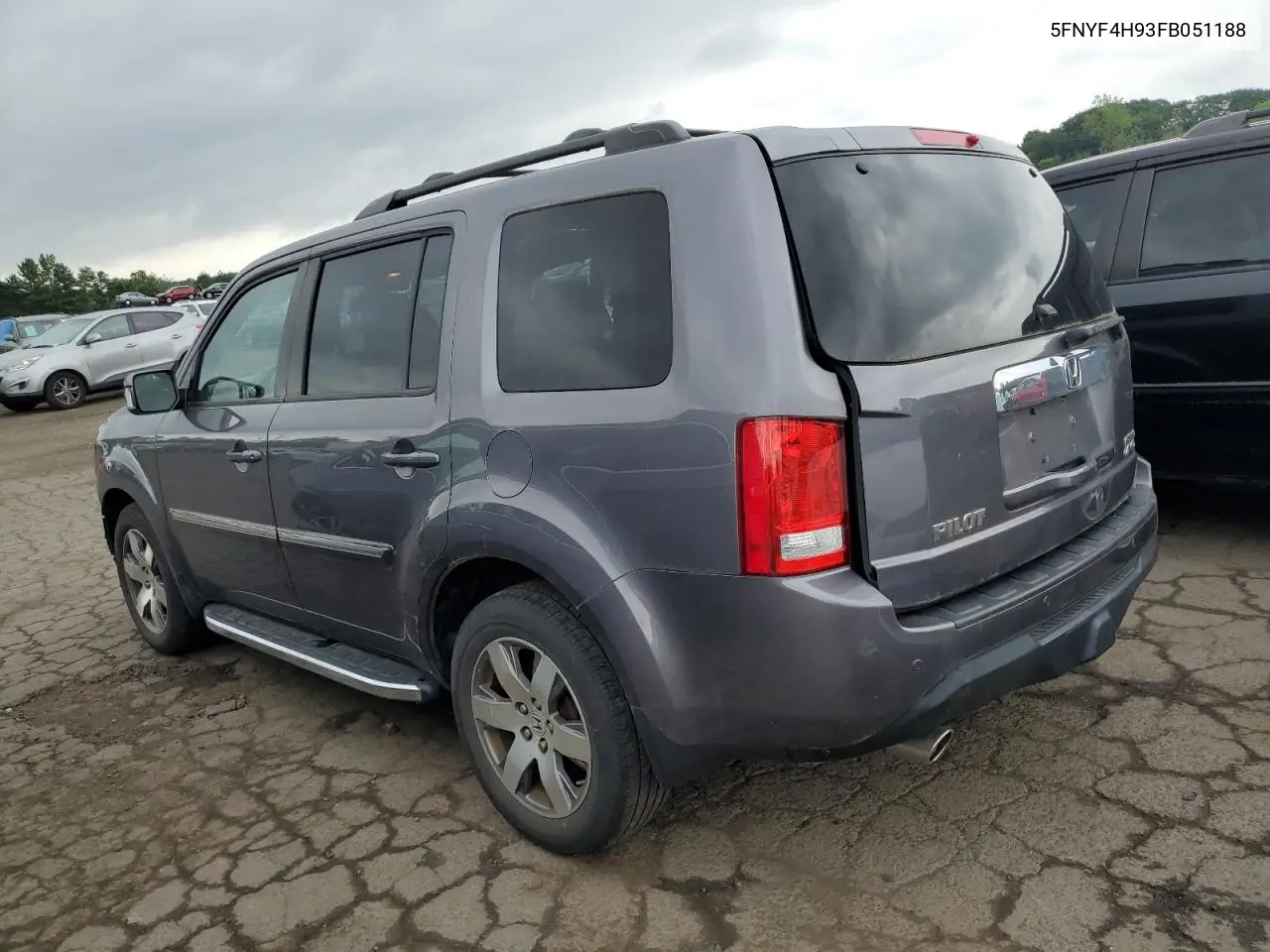 2015 Honda Pilot Touring VIN: 5FNYF4H93FB051188 Lot: 62685665