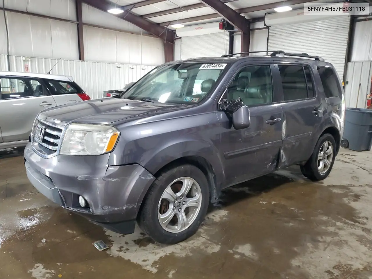 2015 Honda Pilot Exl VIN: 5FNYF4H57FB031118 Lot: 63004035