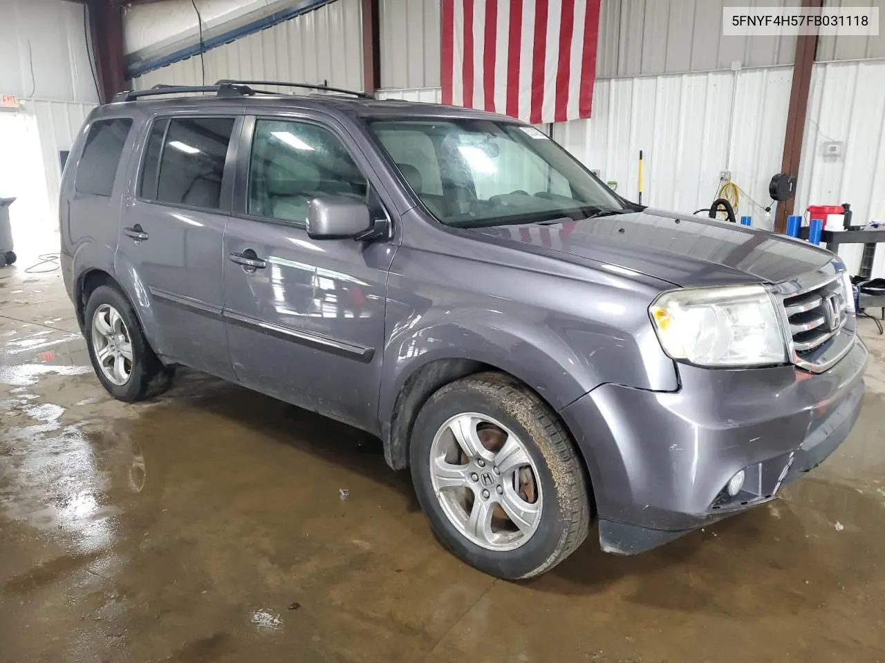 2015 Honda Pilot Exl VIN: 5FNYF4H57FB031118 Lot: 63004035