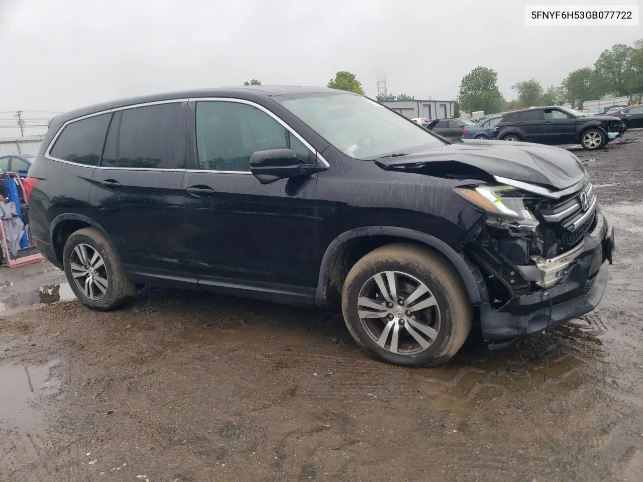2016 Honda Pilot Exl VIN: 5FNYF6H53GB077722 Lot: 56108835