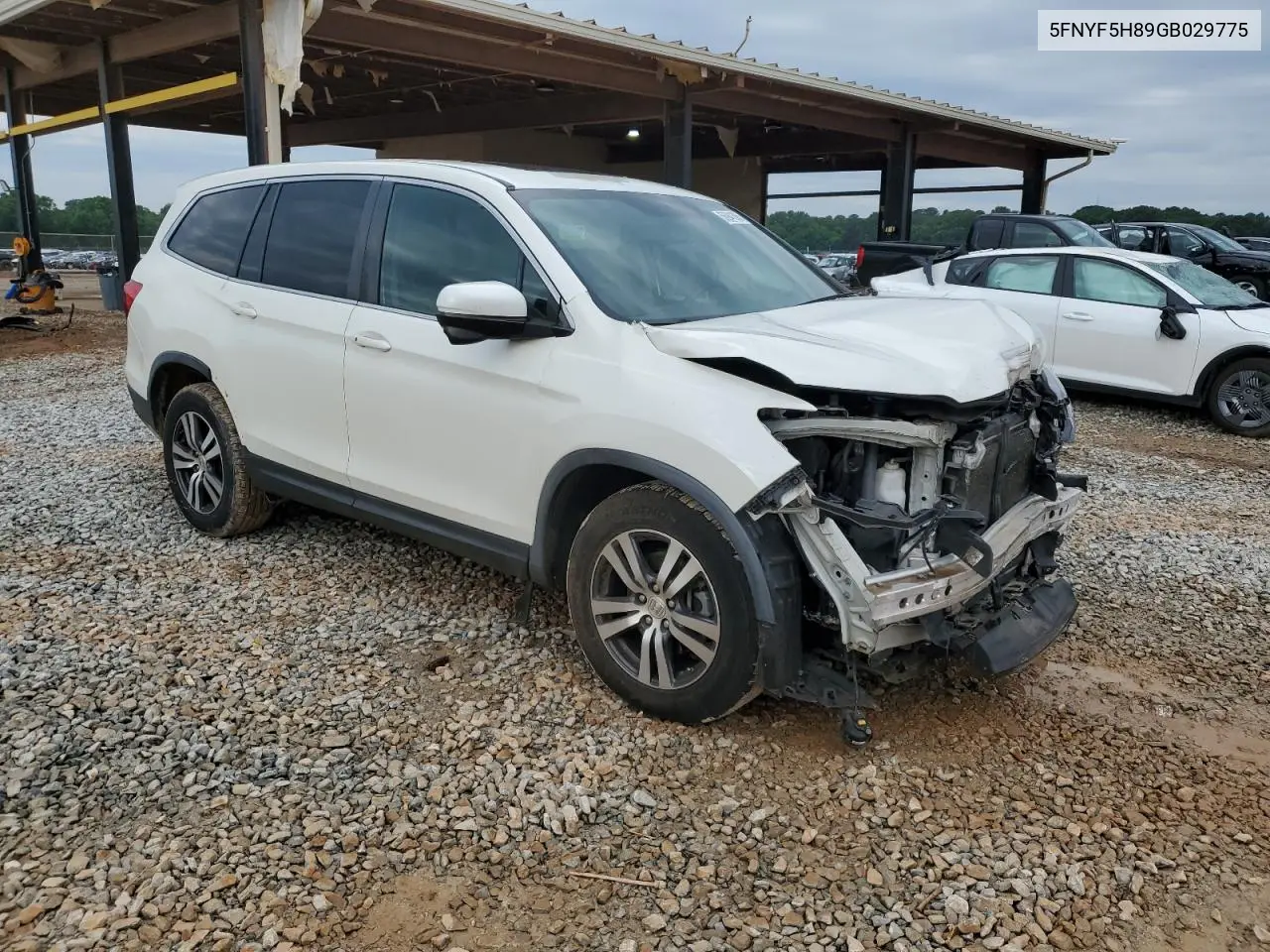 2016 Honda Pilot Exl VIN: 5FNYF5H89GB029775 Lot: 56941365