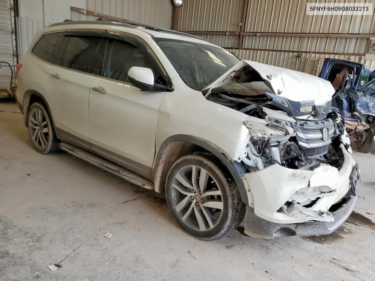 2016 Honda Pilot Elite VIN: 5FNYF6H09GB033213 Lot: 57102535