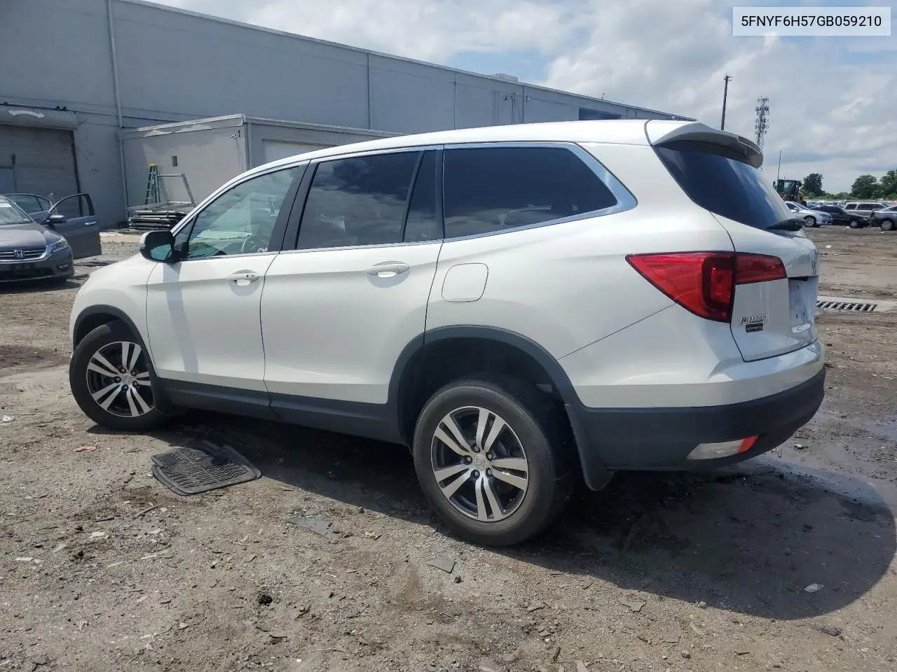 2016 Honda Pilot Exl VIN: 5FNYF6H57GB059210 Lot: 57135445