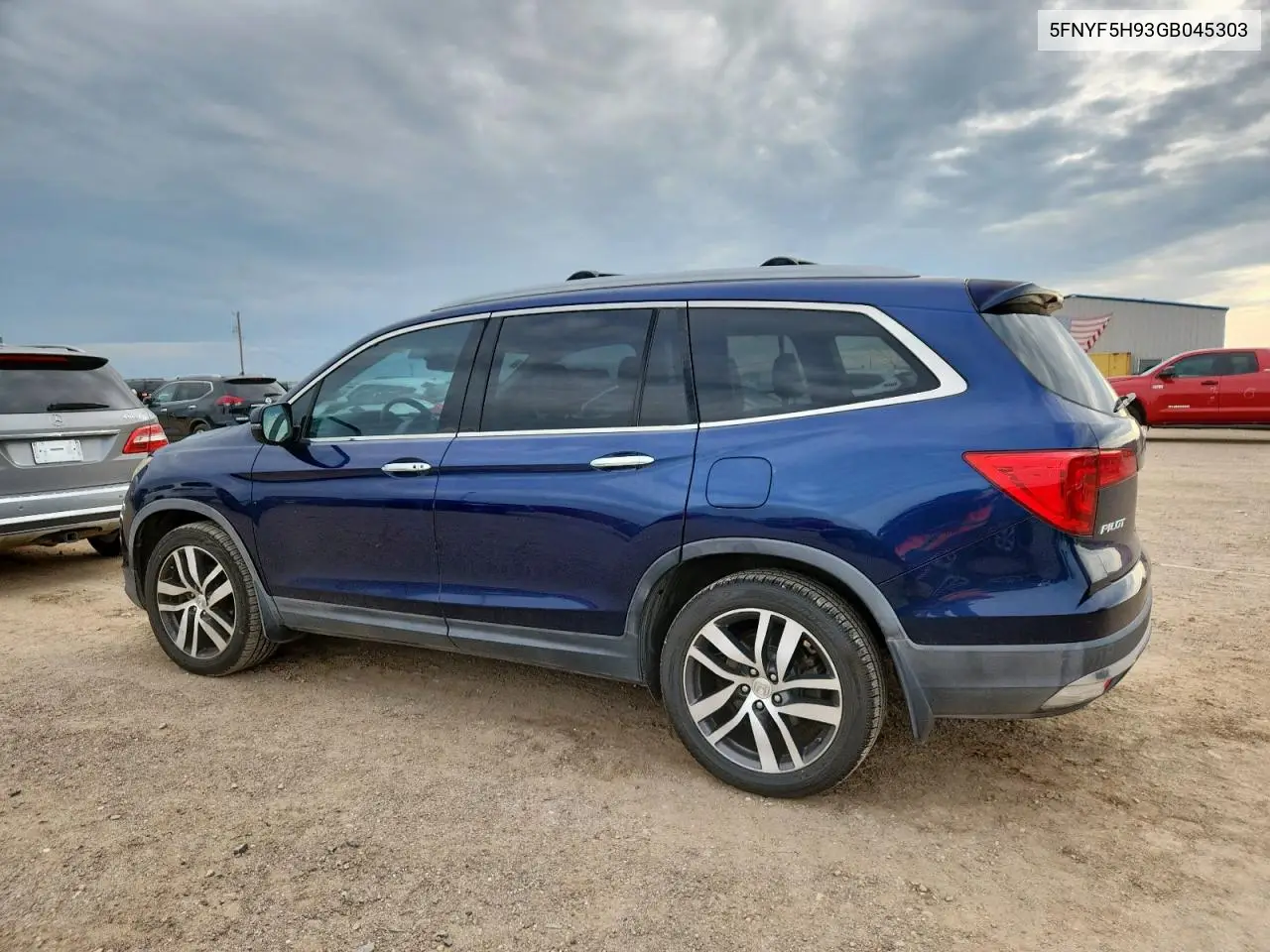 2016 Honda Pilot Touring VIN: 5FNYF5H93GB045303 Lot: 61760475