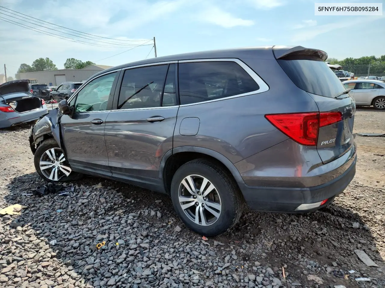 2016 Honda Pilot Exln VIN: 5FNYF6H75GB095284 Lot: 62220135