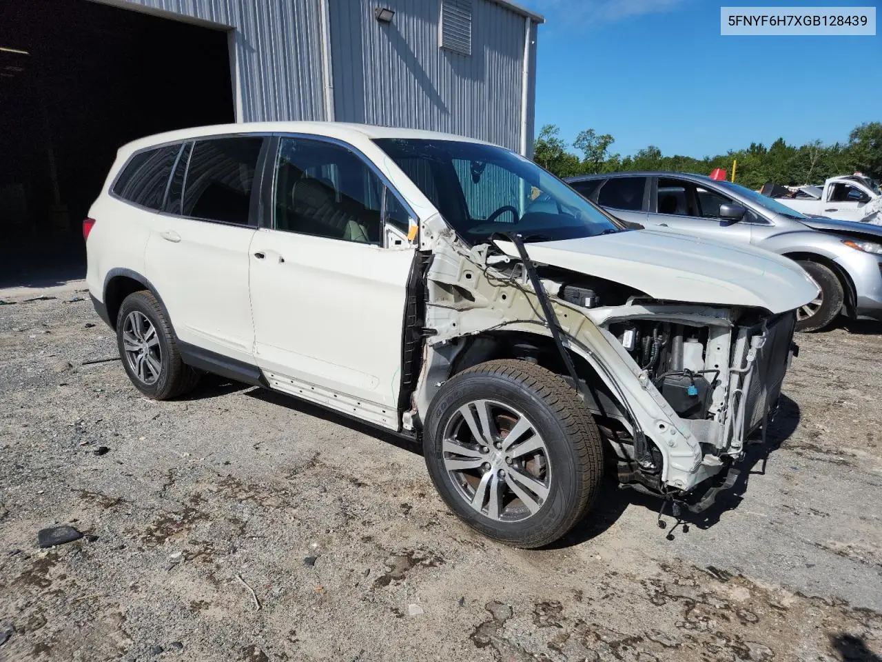 2016 Honda Pilot Exln VIN: 5FNYF6H7XGB128439 Lot: 62345255