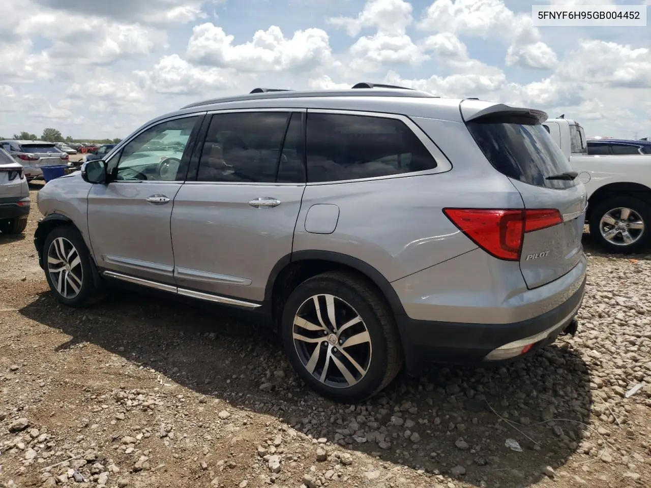 2016 Honda Pilot Touring VIN: 5FNYF6H95GB004452 Lot: 62515575