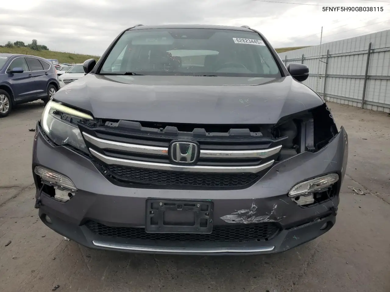 2016 Honda Pilot Touring VIN: 5FNYF5H90GB038115 Lot: 62823445
