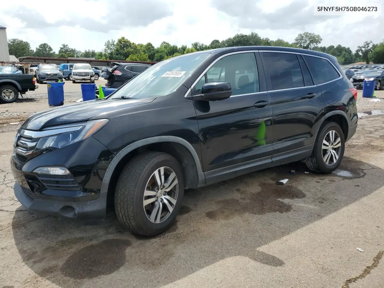 2016 Honda Pilot Exln VIN: 5FNYF5H75GB046273 Lot: 63260555