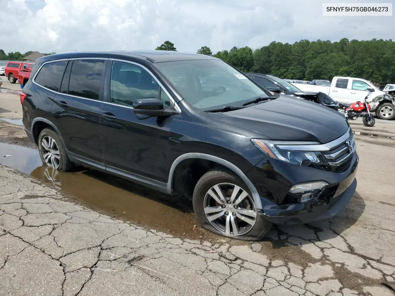 2016 Honda Pilot Exln VIN: 5FNYF5H75GB046273 Lot: 63260555