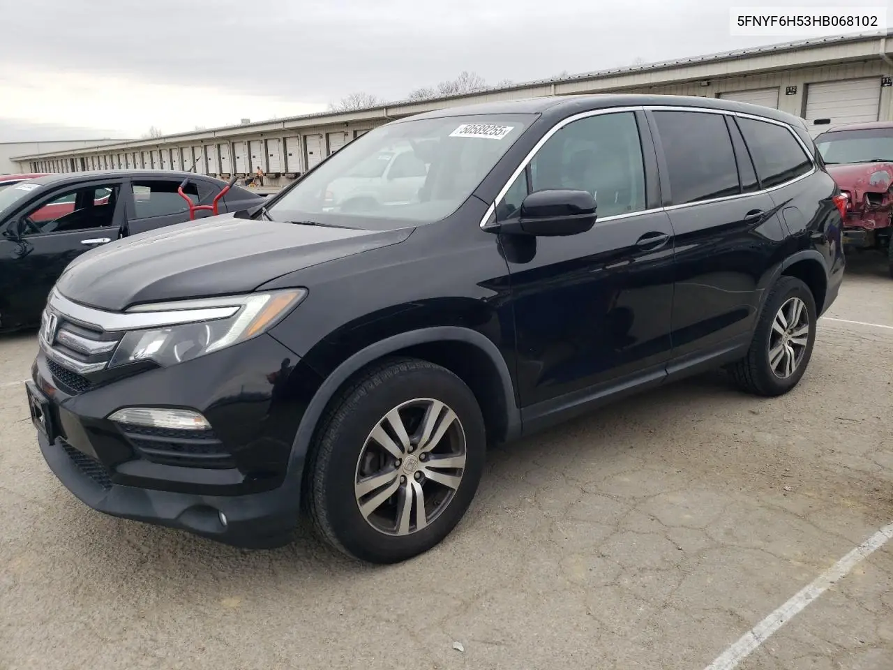2017 Honda Pilot Exl VIN: 5FNYF6H53HB068102 Lot: 50589255