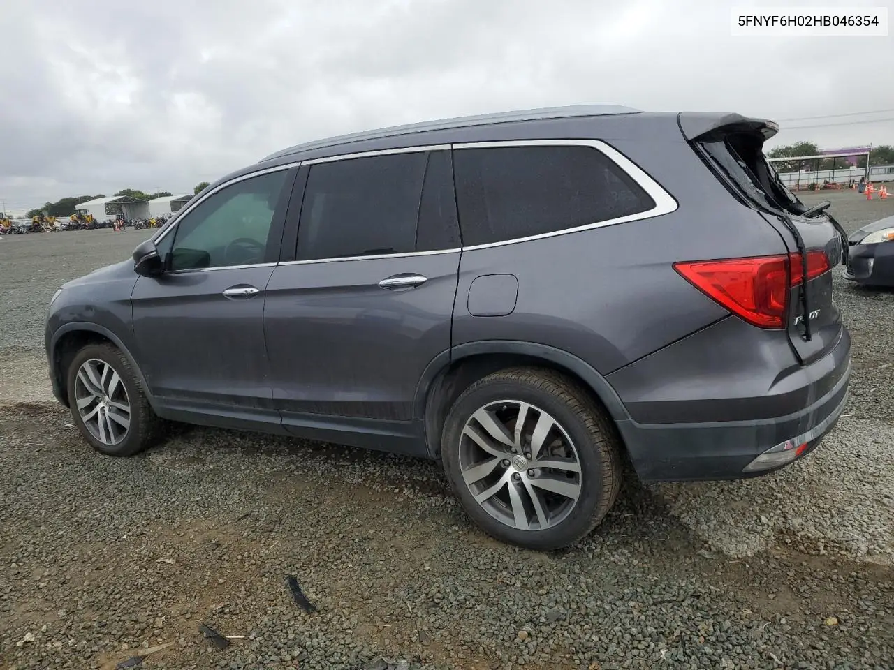 2017 Honda Pilot Elite VIN: 5FNYF6H02HB046354 Lot: 55761805