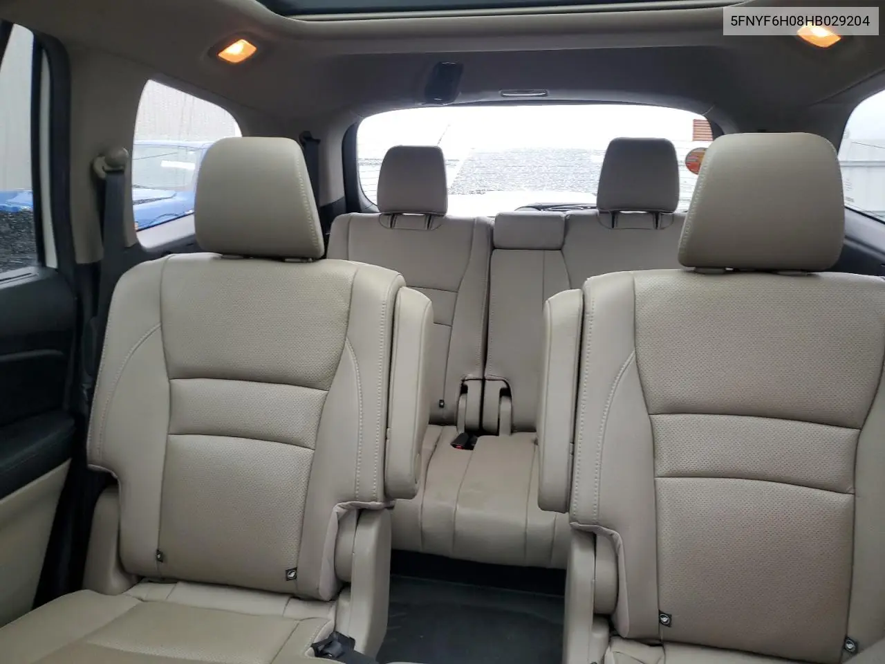 2017 Honda Pilot Elite VIN: 5FNYF6H08HB029204 Lot: 56295565