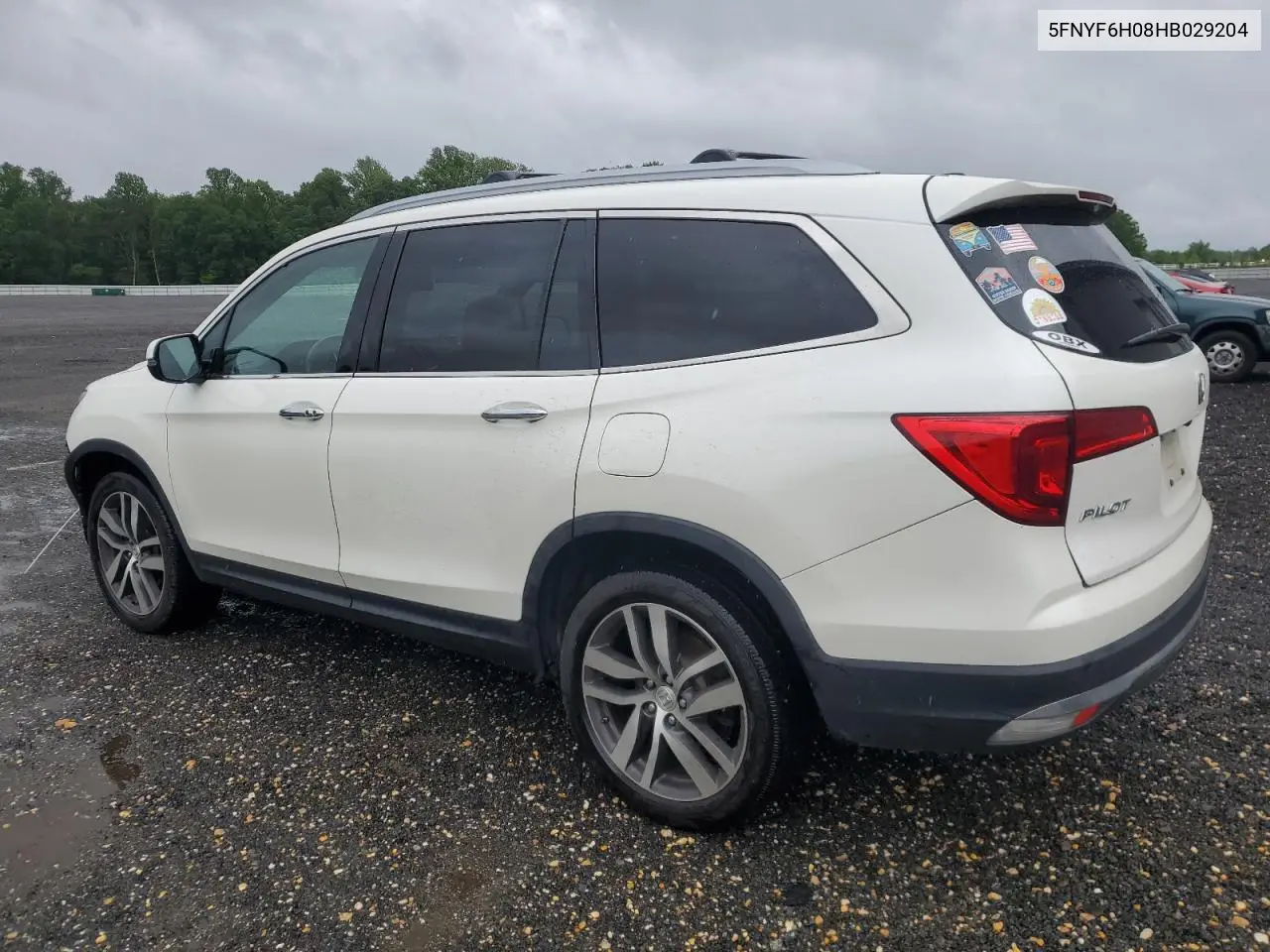 2017 Honda Pilot Elite VIN: 5FNYF6H08HB029204 Lot: 56295565