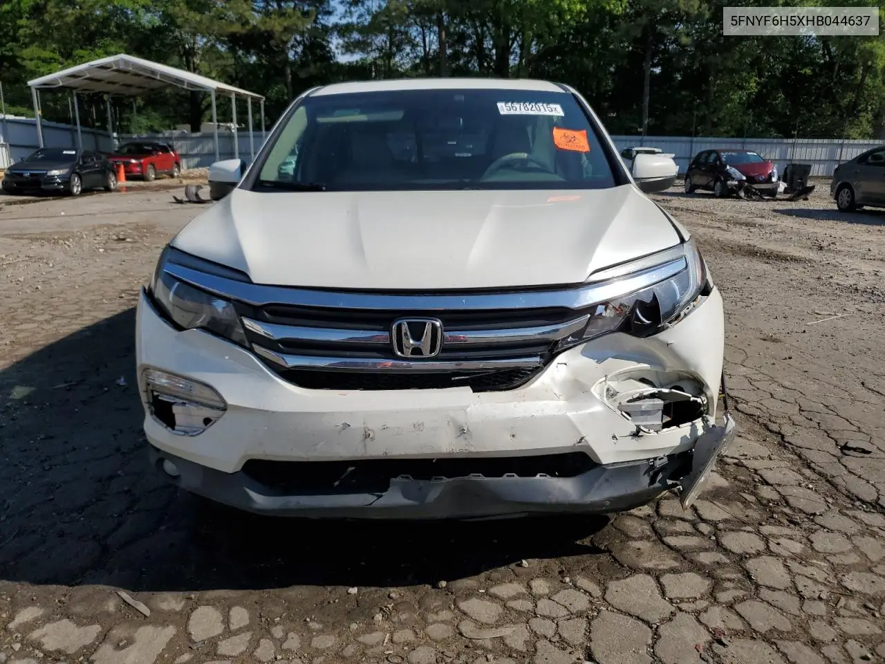 2017 Honda Pilot Exl VIN: 5FNYF6H5XHB044637 Lot: 56782015