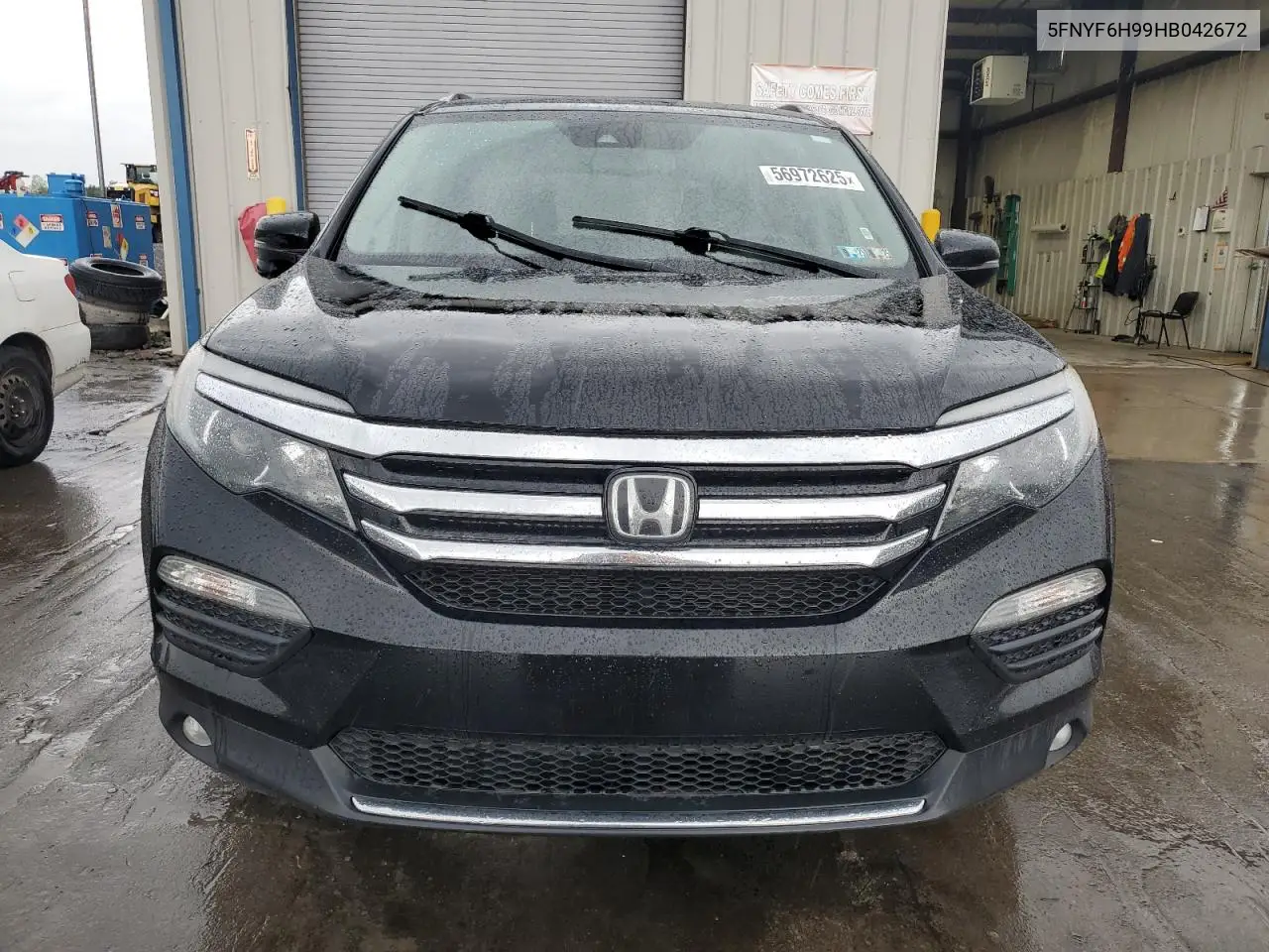 2017 Honda Pilot Touring VIN: 5FNYF6H99HB042672 Lot: 56972625