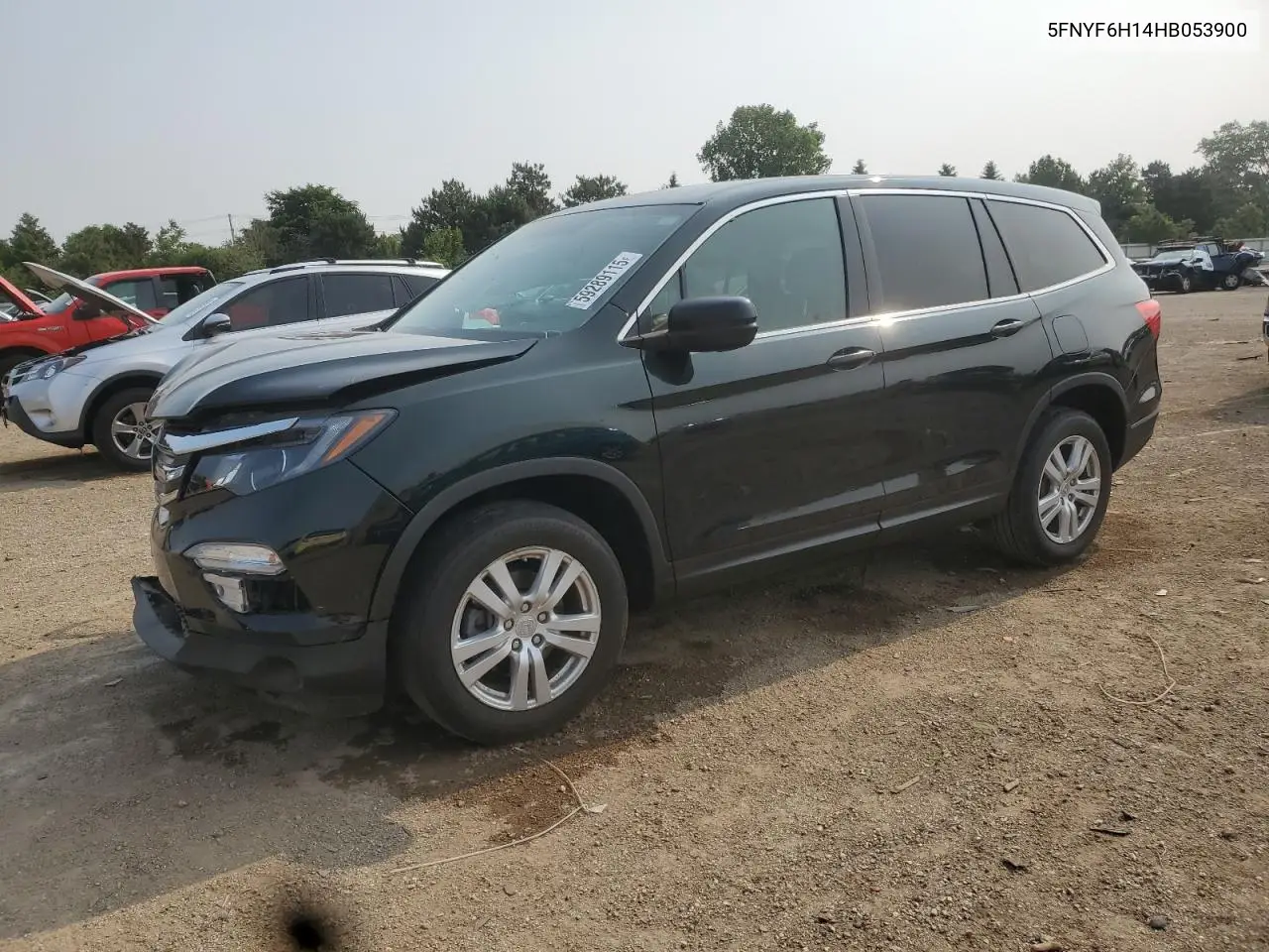 5FNYF6H14HB053900 2017 Honda Pilot Lx