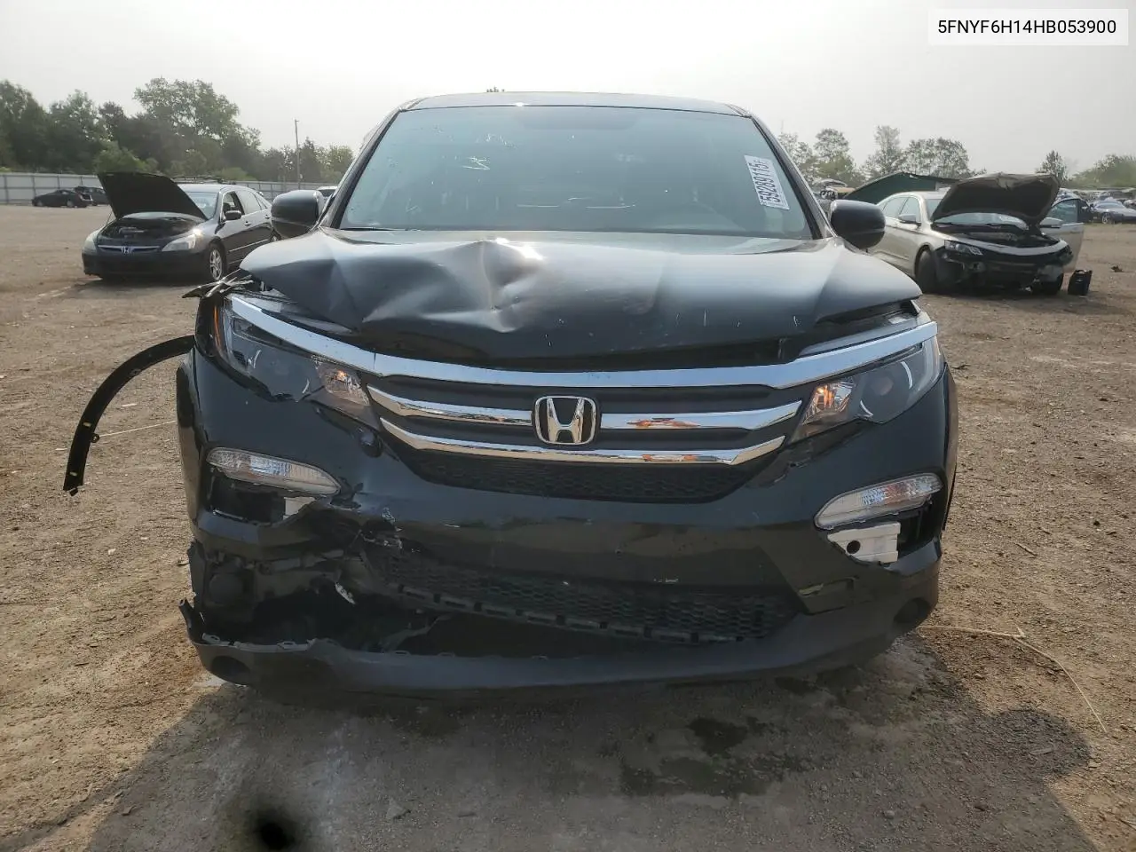 5FNYF6H14HB053900 2017 Honda Pilot Lx