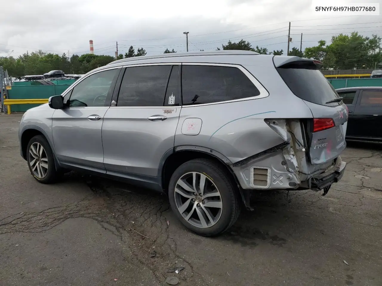 2017 Honda Pilot Touring VIN: 5FNYF6H97HB077680 Lot: 62068565