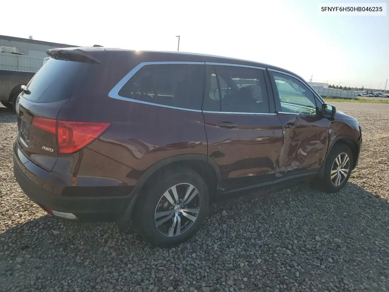 2017 Honda Pilot Exl VIN: 5FNYF6H50HB046235 Lot: 62593725