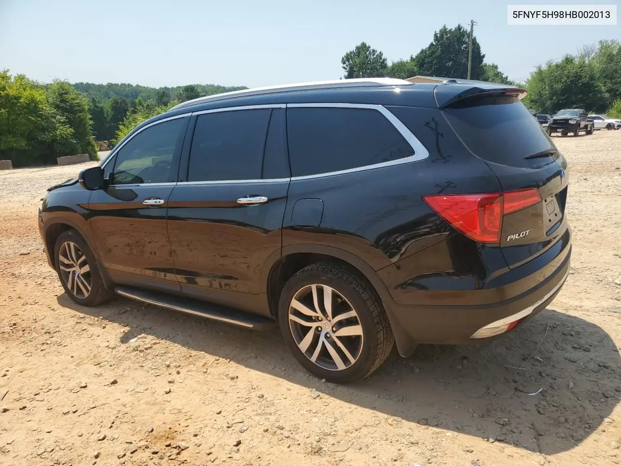 2017 Honda Pilot Touring VIN: 5FNYF5H98HB002013 Lot: 62604955