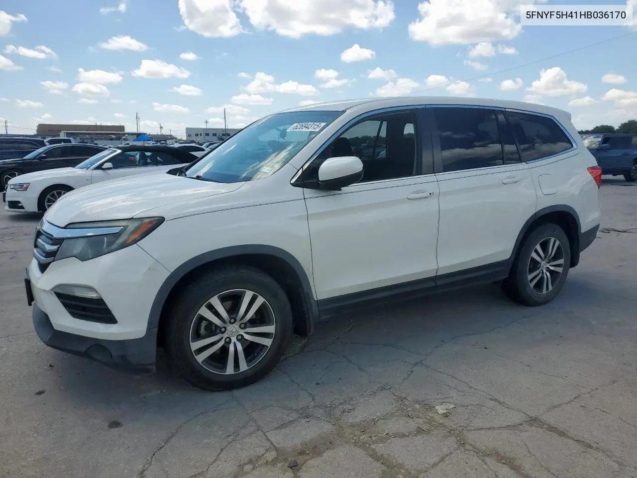 2017 Honda Pilot Ex VIN: 5FNYF5H41HB036170 Lot: 62694315