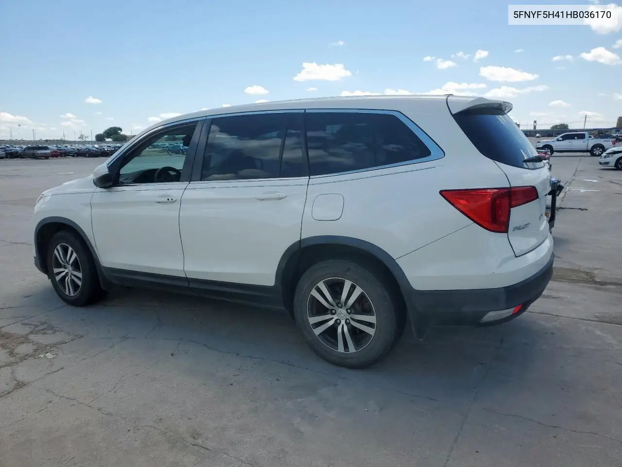2017 Honda Pilot Ex VIN: 5FNYF5H41HB036170 Lot: 62694315