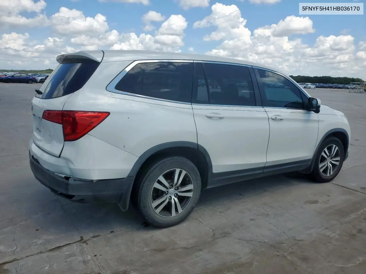 2017 Honda Pilot Ex VIN: 5FNYF5H41HB036170 Lot: 62694315