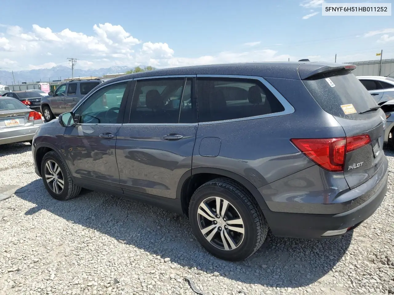 2017 Honda Pilot Exl VIN: 5FNYF6H51HB011252 Lot: 63078865