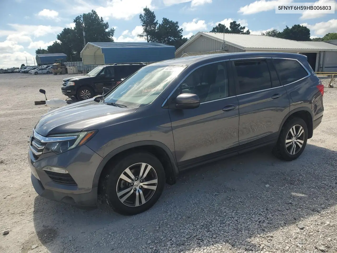 2017 Honda Pilot Exl VIN: 5FNYF6H59HB006803 Lot: 63103175