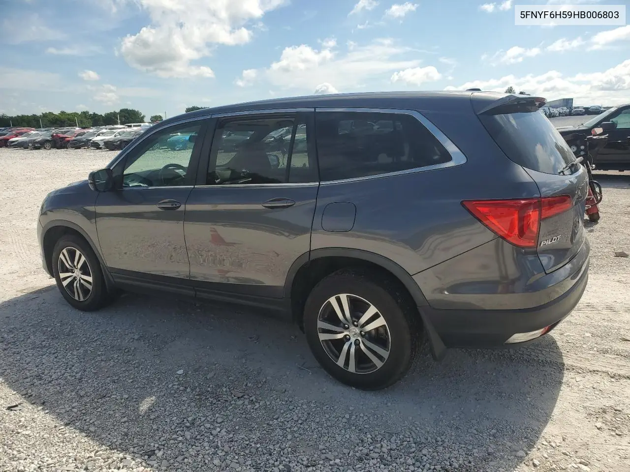 2017 Honda Pilot Exl VIN: 5FNYF6H59HB006803 Lot: 63103175