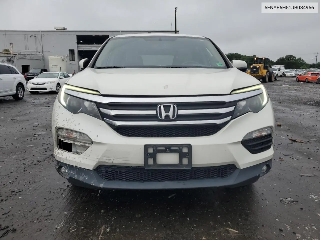 2018 Honda Pilot Exl VIN: 5FNYF6H51JB034956 Lot: 56401355