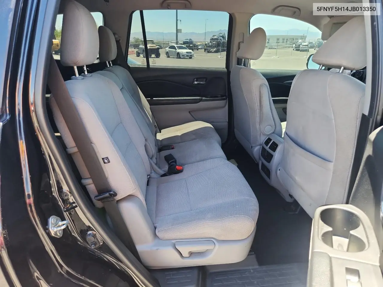 2018 Honda Pilot Lx VIN: 5FNYF5H14JB013350 Lot: 61256465