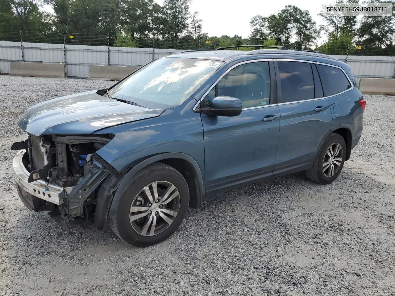 2018 Honda Pilot Exl VIN: 5FNYF5H59JB018711 Lot: 61258855