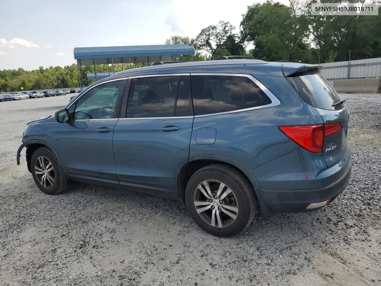 2018 Honda Pilot Exl VIN: 5FNYF5H59JB018711 Lot: 61258855