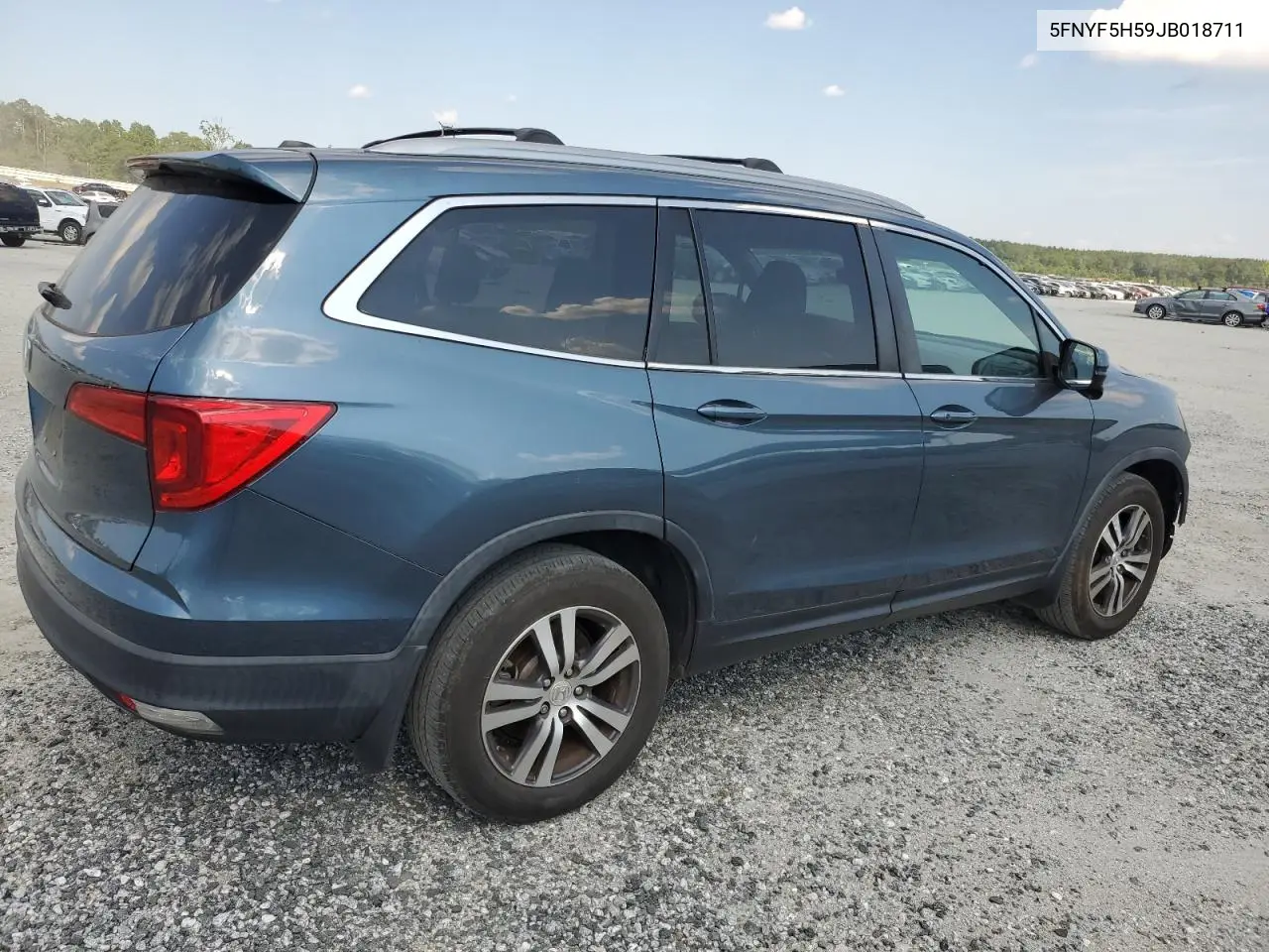 2018 Honda Pilot Exl VIN: 5FNYF5H59JB018711 Lot: 61258855