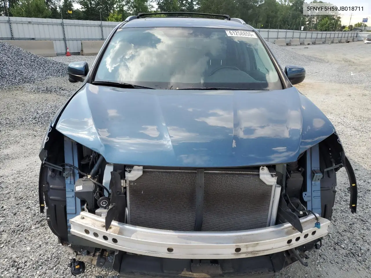 2018 Honda Pilot Exl VIN: 5FNYF5H59JB018711 Lot: 61258855