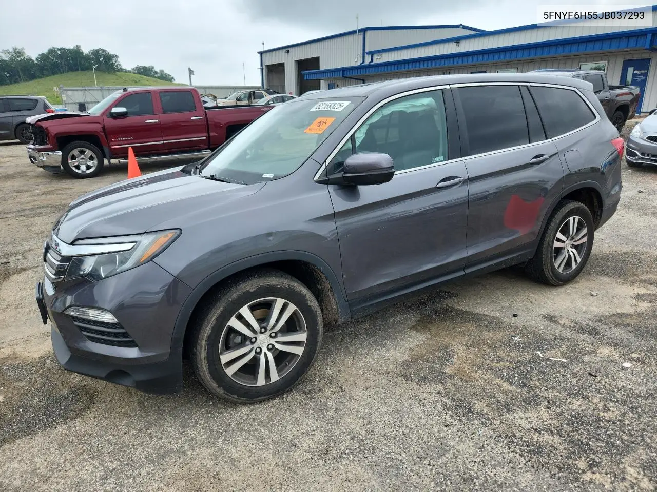 2018 Honda Pilot Exl VIN: 5FNYF6H55JB037293 Lot: 62169825