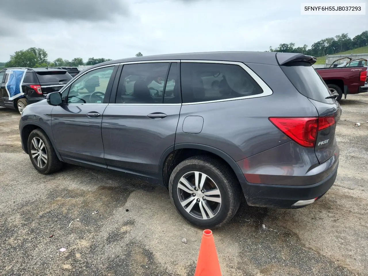 2018 Honda Pilot Exl VIN: 5FNYF6H55JB037293 Lot: 62169825